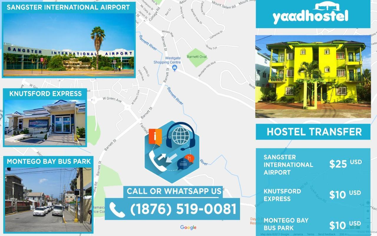 Yaad Hostel Teluk Montego Bagian luar foto